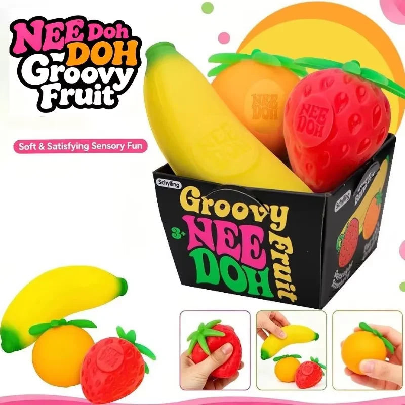 NeeDoh Fresh Fruit Squishies