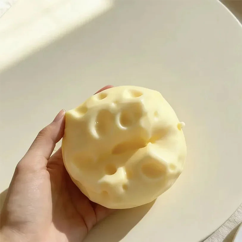 Giant Cheese Squishy | Gel-Filled Slow Rise Stress Relief Toy