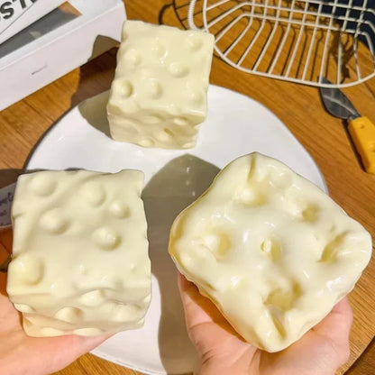 Giant Cheese Squishy | Gel-Filled Slow Rise Stress Relief Toy