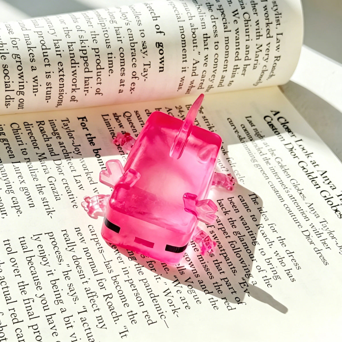 Axolotl Cube Squishy Toy