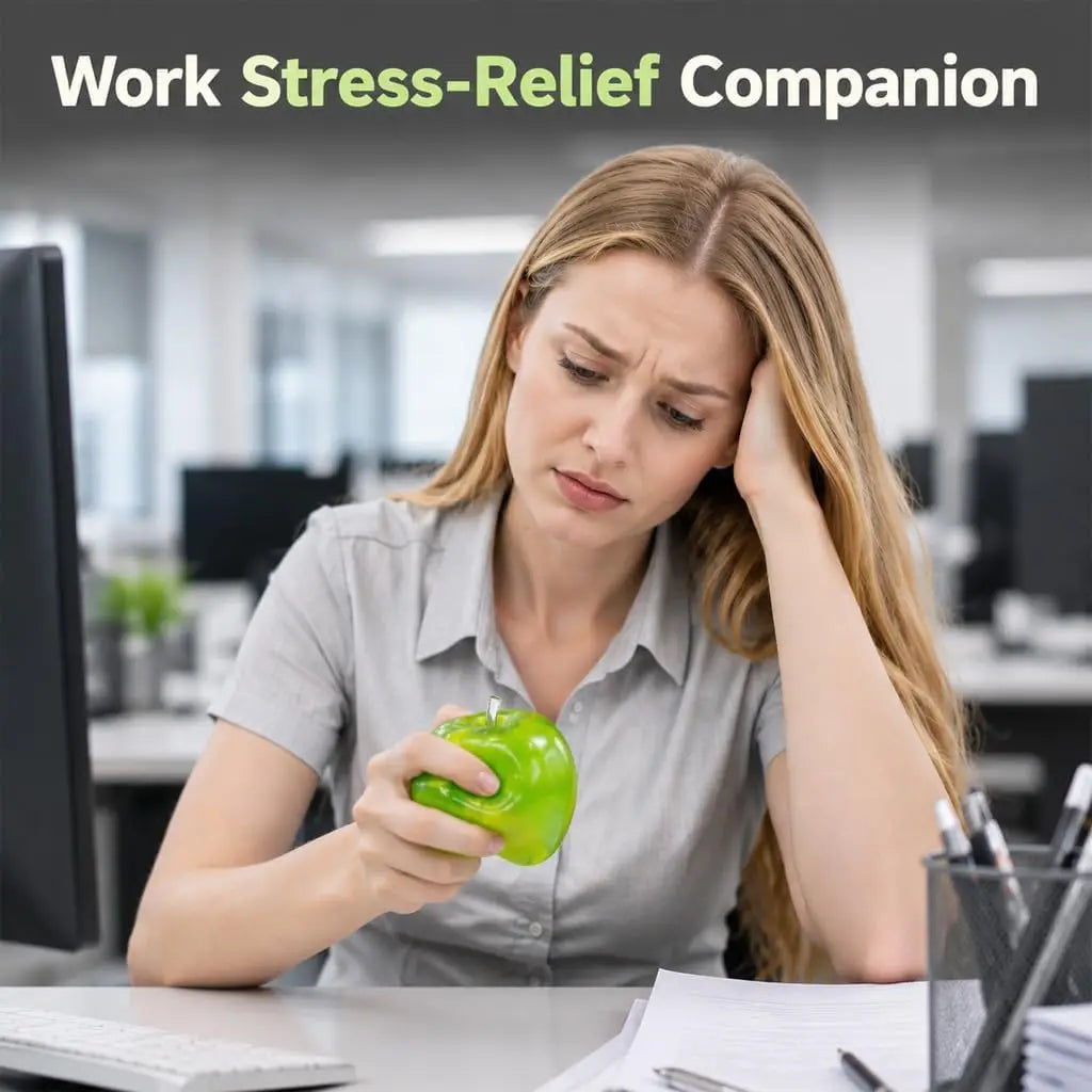 Squishy Apple Stress Ball | Slow Rise Fidget Toy