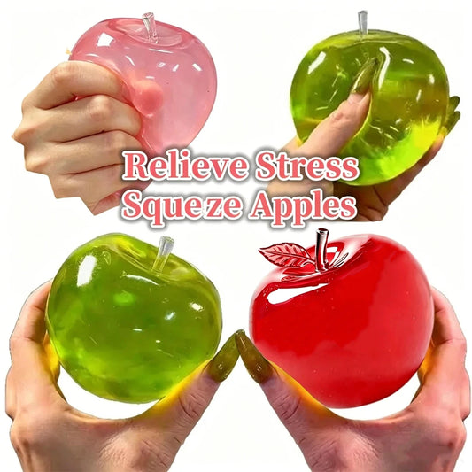 Squishy Apple Stress Ball | Slow Rise Fidget Toy