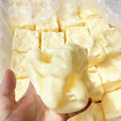 Giant Cheese Squishy | Gel-Filled Slow Rise Stress Relief Toy