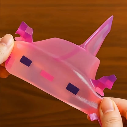 Axolotl Cube Squishy Toy