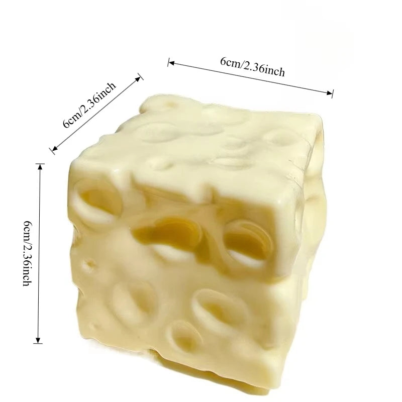 Giant Cheese Squishy | Gel-Filled Slow Rise Stress Relief Toy