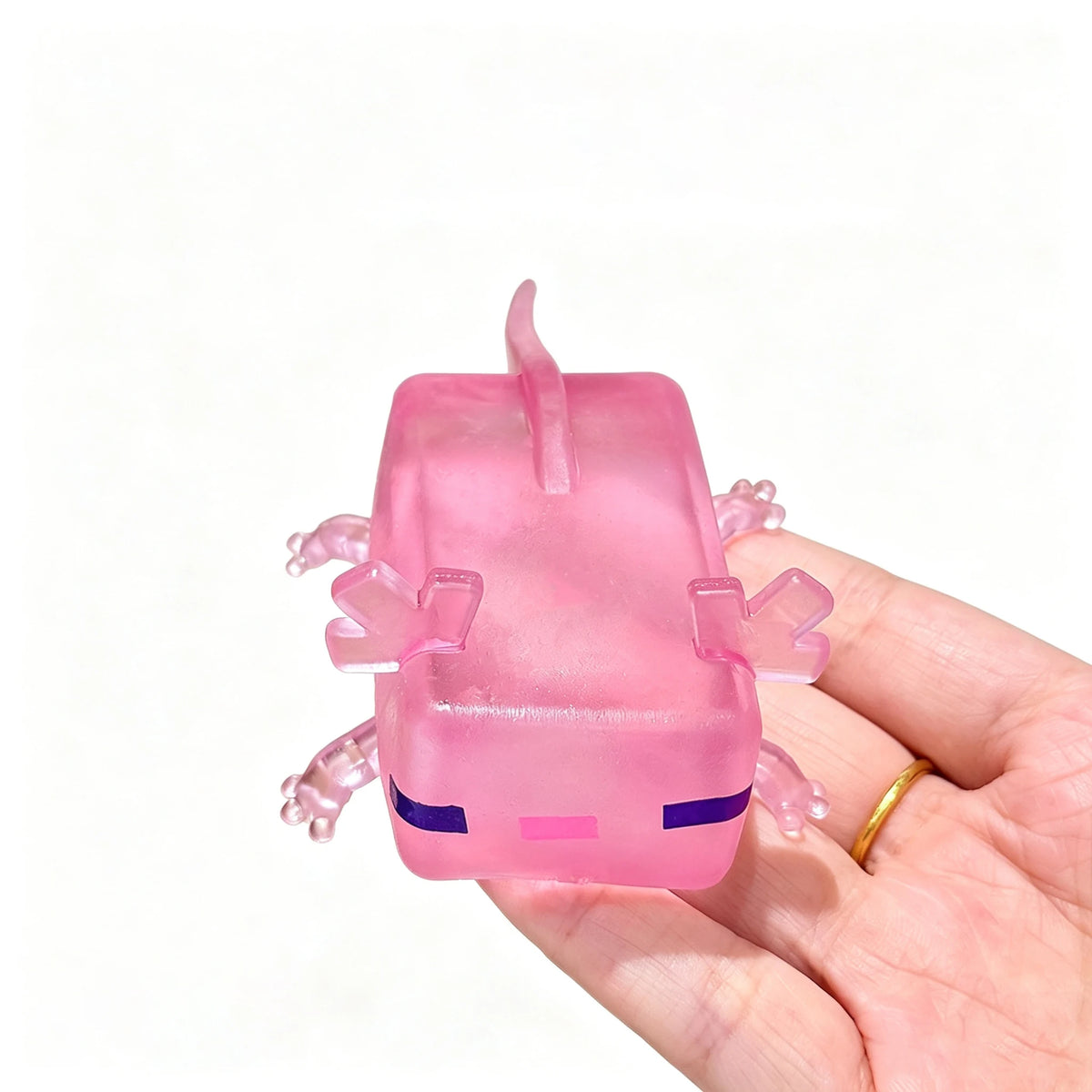 Axolotl Cube Squishy Toy