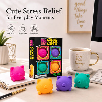 NeeDoh Cat Stress Relief Squishy Toy