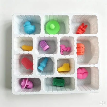 NeeDoh Squishy Toys 13 Days Countdown Calendar Advent Box Stress Relief Fidget Toys Sensory Blind Box Party Favors Gift
